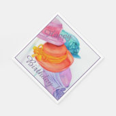 ハッカラフルズハッピーバースデーパーティー スタンダードランチョンナプキン (角)