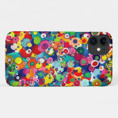 ハッカラフルピリトルサークルオリジナルのアートワーク Case-Mate iPhoneケース (裏面(横))