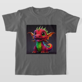 ハッカラフルピーベビードラゴンキッズ Tシャツ