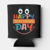 ハッカラフルピー先生デーおもしろい顔 缶クーラー (裏面)