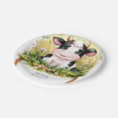 ハッカラフルプカウズ誕生日 ペーパープレート (アングル)