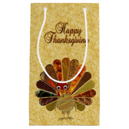 ハッカラフルプサンクスギビング スモールペーパーバッグ