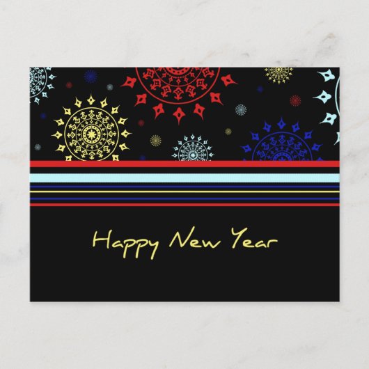 ハッカラフルプニューイヤーはがき シーズンポストカード (正面)