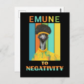 ハッカラフルプビーズエムバードプン ポストカード (正面/裏面)