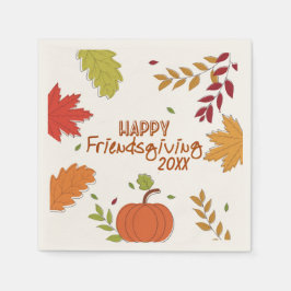 ハッカラフルプモダンフレンドシップ紙プレート スタンダードカクテルナプキン