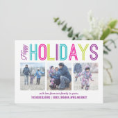 ハッカラフルプモダンホリデー3写真 シーズンカード (スタンド正面)