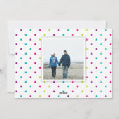 ハッカラフルプモダンホリデー3写真 シーズンカード (裏面)