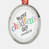 ハッカラフルプワールド・チルドレン・デー メタルオーナメント (左)
