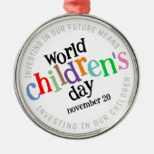 ハッカラフルプワールド・チルドレン・デー メタルオーナメント (正面)