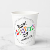 ハッカラフルプワールド・チルドレン・デー 紙コップ (正面)