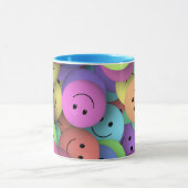 ハッカラフルプ顔絵文字アート マグカップ (中央)