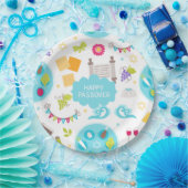 ハッカラフルモダンプ過ぎ ペーパープレート (パーティー)