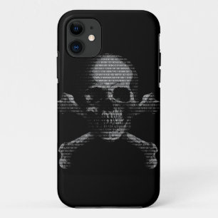 ハッカーのどくろ印 iPhone 11 ケース
