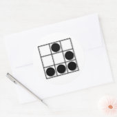 ハッカーのエンブレム ラウンドシール (封筒)