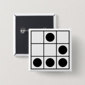 ハッカーの紋章 缶バッジ (正面&裏面)