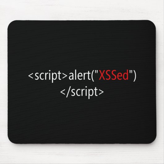 ハッカーのmousepad マウスパッド (正面)