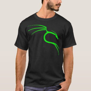 ハッカーカッコいいおたくティーズ – カリLinuxドラゴン Tシャツ