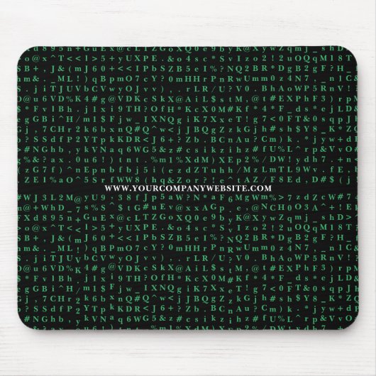 ハッカーギークプログラマーおたくmosepad マウスパッド (正面)