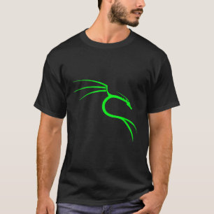 ハッカークールおたくティーズKali Linux Dragon Tシャツ
