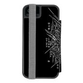 ハッカーケース INCIPIO iPhoneウォレットケース (フォリオ裏面)