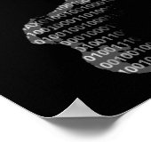 ハッカースカルとクロスボーン ポスター (角)