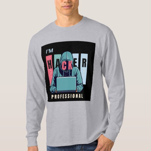 ハッカーデザイン Tシャツ (正面)