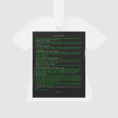 ハッカー宣言 オーナメント (裏面)