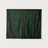 ハッカー宣言 タペストリー (正面(横))