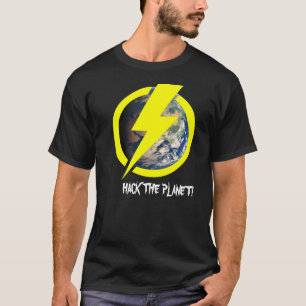 ハッカー映画-惑星を切り刻んで下さい! Tシャツ