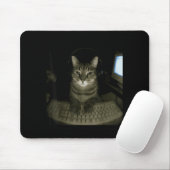 ハッカー猫のミーム 楽しいコンピューター猫 子猫 ゲーマー 猫好き マウスパッド (マウス)