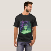 ハッカー猫 Tシャツ (正面フル)