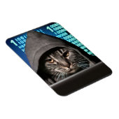 ハッカー黒猫 マグネット (右側)