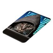 ハッカー黒猫 マグネット (左側)