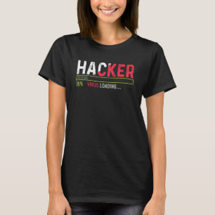 ハッカー・ウイルス・ロード・おたくまたはギーク Tシャツ