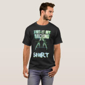 ハッカー コンピューター ハッキング Tシャツ (正面フル)
