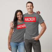 ハッカー・サイバーセキュリティエンジニアITシステム Tシャツ (ユニセックス)
