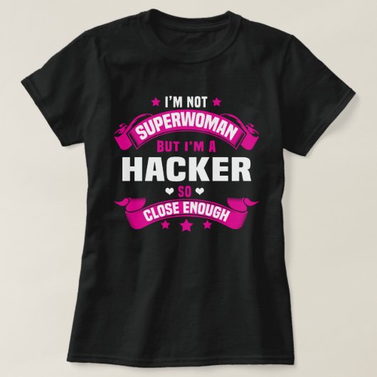 ハッカー Tシャツ (デザイン正面)