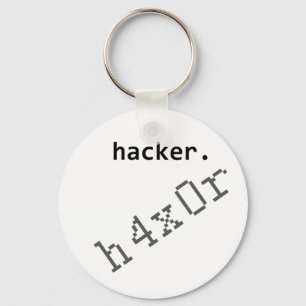 ハッカーh4x0r キーホルダー