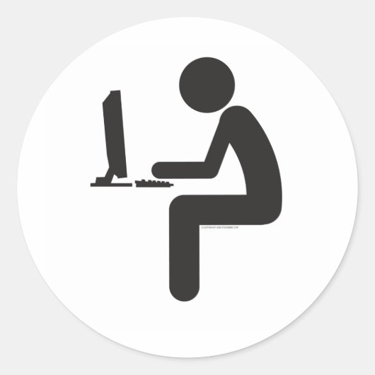 ハッカーT ラウンドシール (正面)