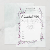 ハッカ油講座のお誘い 招待状 (正面/裏面)