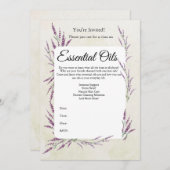 ハッカ油講座のお誘い 招待状 (正面/裏面)