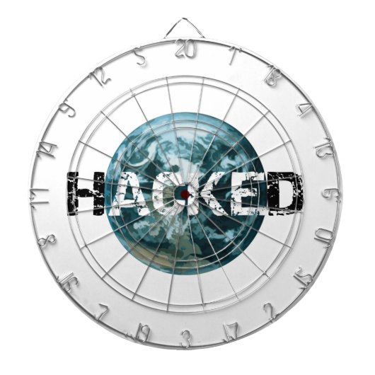 ハッキングされた地球 ダーツボード (正面)