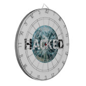 ハッキングされた地球 ダーツボード (正面左)