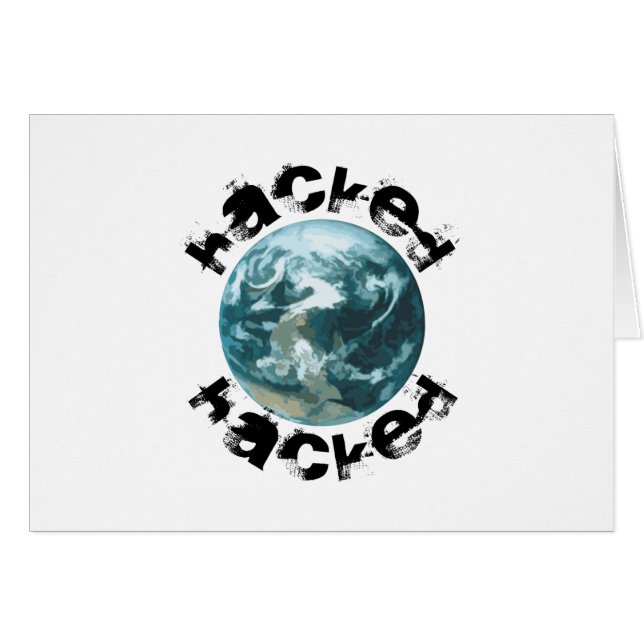 ハッキングされた惑星地球 (正面横)