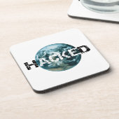 ハッキングされた惑星地球 コースター (左側)