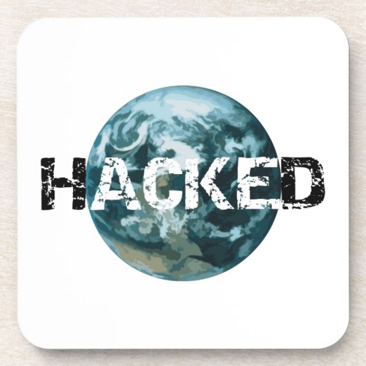 ハッキングされた惑星地球 コースター (正面)