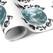 ハッキングされた惑星地球 ラッピングペーパー (ロールコーナー)