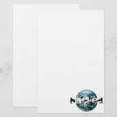 ハッキングされた惑星地球 便箋 (正面/裏面)