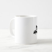 ハッキングされた コーヒーマグカップ (正面左)