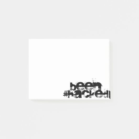 ハッキングされた ポストイット (正面)